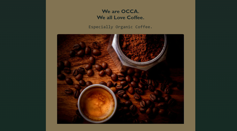 Organic Coffee App preview